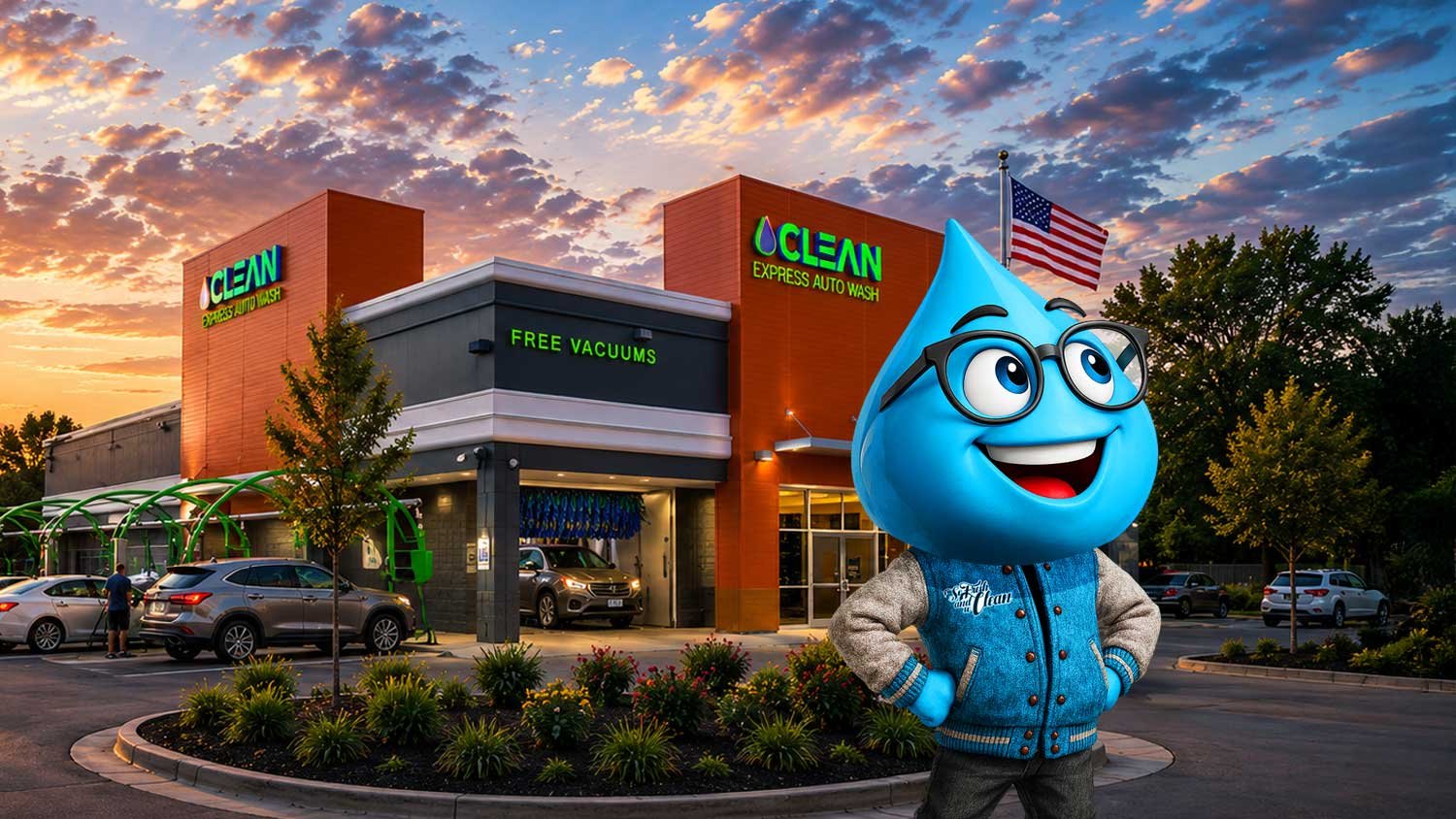 Clean Express mascot