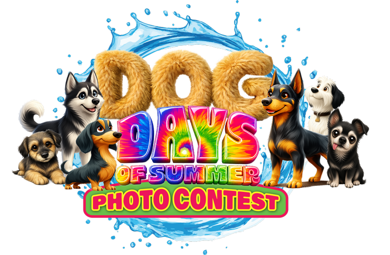 DOG DAYS OF SUMMER PHOTO CONTEST GRAPHIC