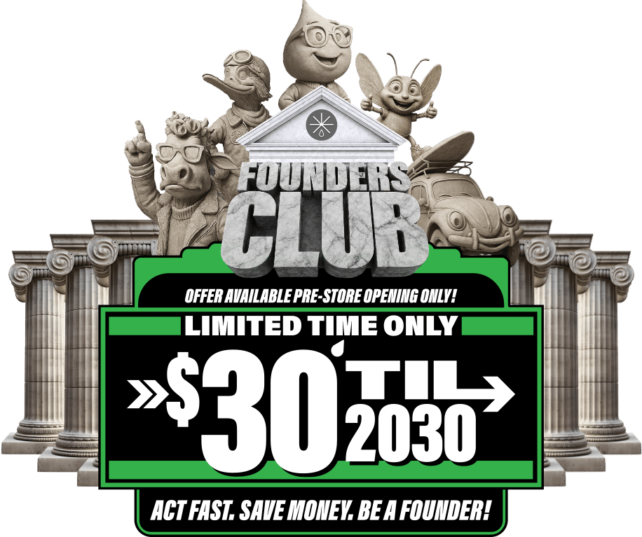 Founders $30 til 2030. Pay 30$ a month for a premium Wash Smart membership til the year 2030