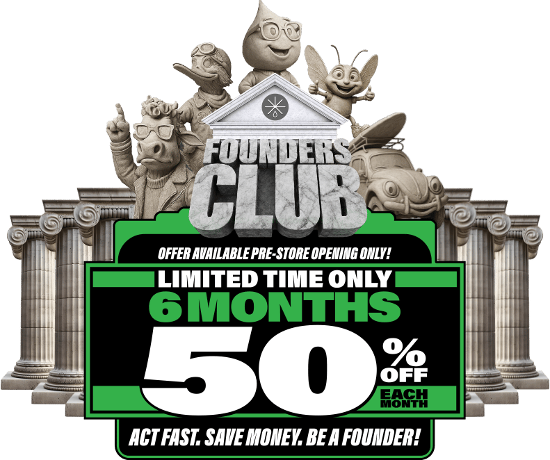 Founders Club Wash Smart Unlimited. 6 Months for 50% off each month.