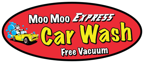 MOO MOO EXPRESS CAR WASH LOGO