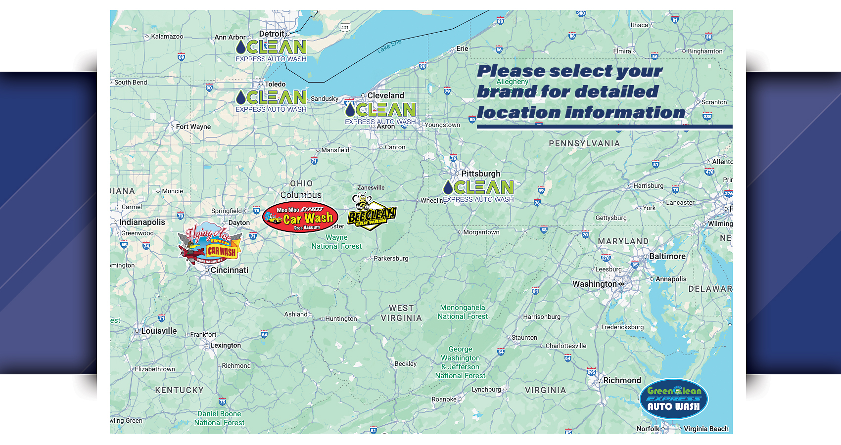 Locations Map